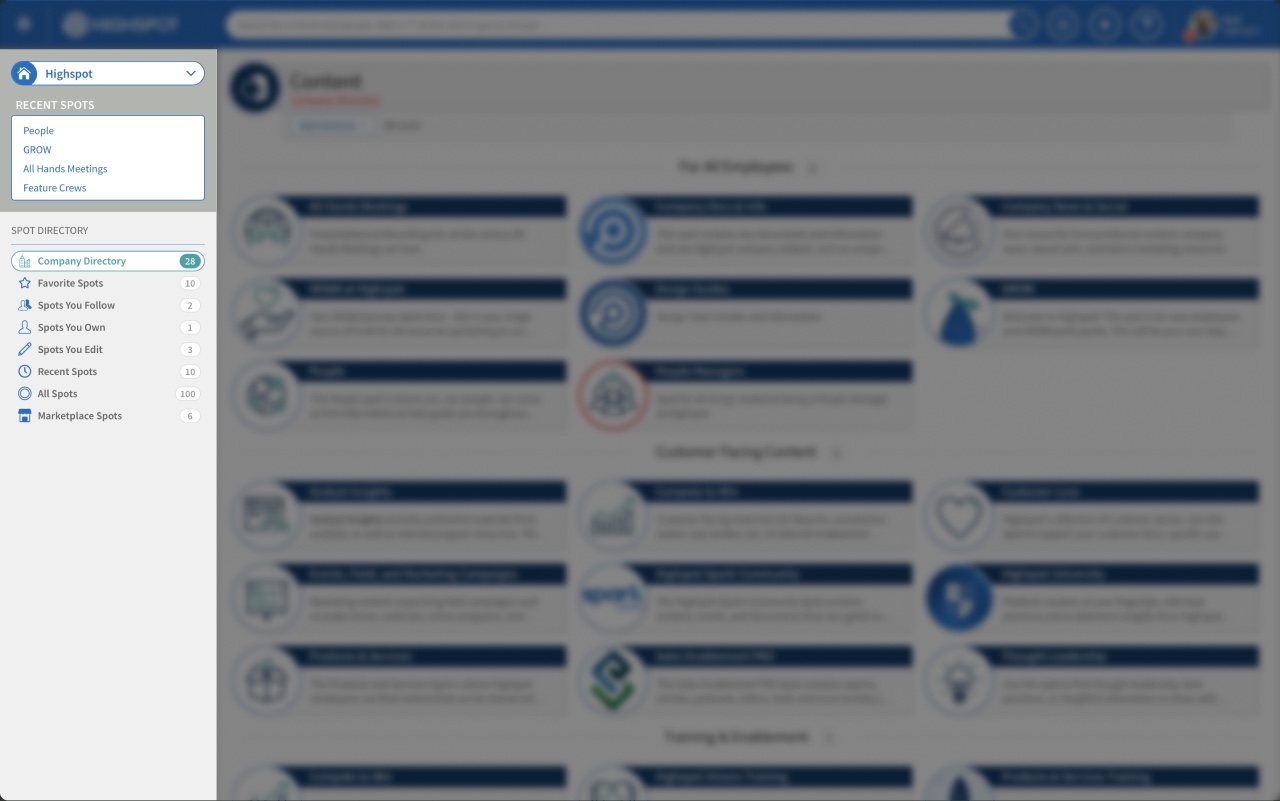 Legacy expanded left navigation, dense with text links