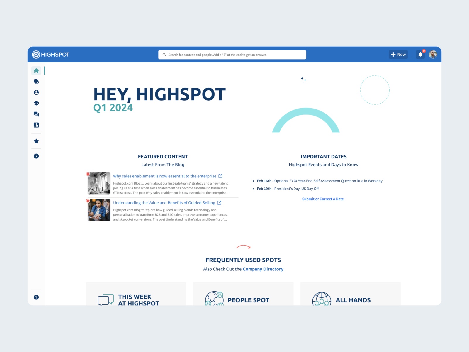 Highspot — Highspot UI Refresh — Seagull