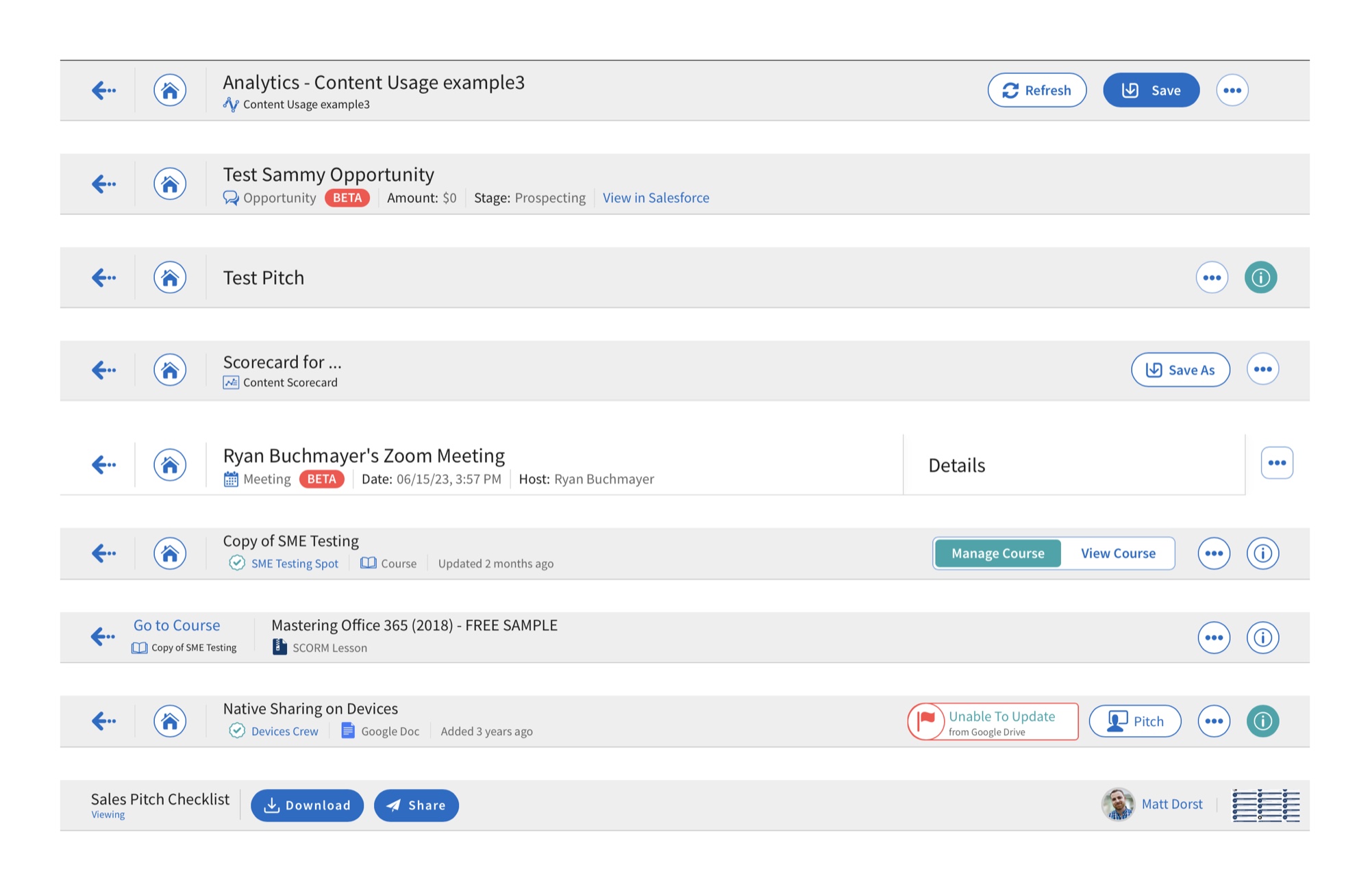 Nine inconsistent viewer headers, each a different approach to the same interface
